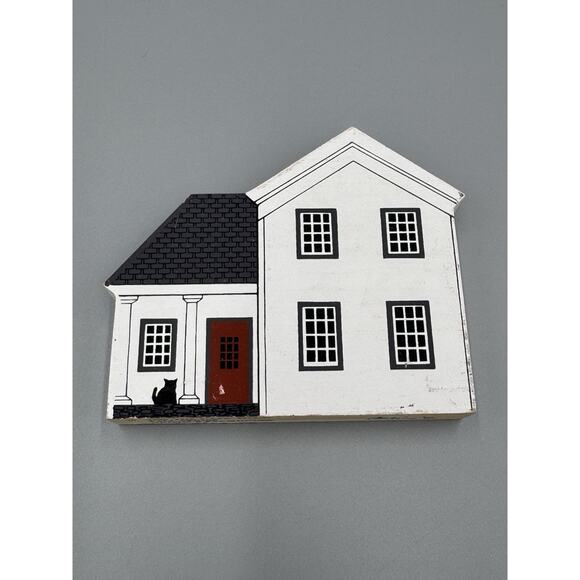 1986 Cat's Meow Fall Series Grimm's Farmhouse Shelf Sitter Decor - Picture 1 of 7